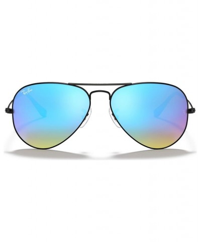 Sunglasses RB3025 AVIATOR FLASH LENSES GRADIENT BLACK/BLUE GRADIENT MIRRORED $47.00 Unisex