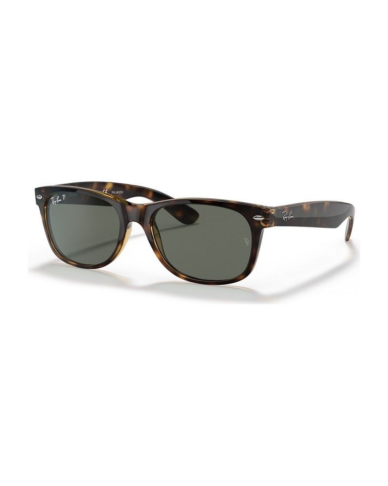 Polarized Sunglasses RB2132 NEW WAYFARER TORTOISE MATTE/GREEN POLAR $54.27 Unisex