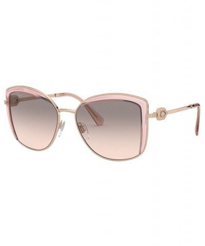 Bulgari Women's Sunglasses BV6128B PINK GOLD/BLACK/GREY GRADIENT $58.41 Womens