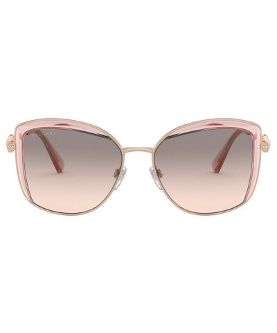 Bulgari Women's Sunglasses BV6128B PINK GOLD/BLACK/GREY GRADIENT $58.41 Womens