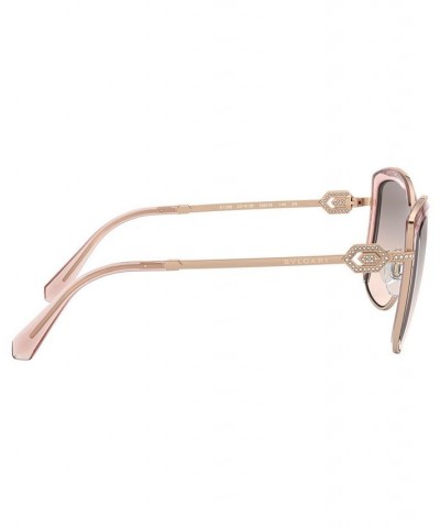 Bulgari Women's Sunglasses BV6128B PINK GOLD/BLACK/GREY GRADIENT $58.41 Womens