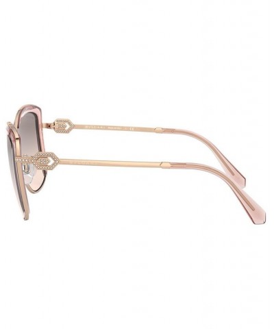 Bulgari Women's Sunglasses BV6128B PINK GOLD/BLACK/GREY GRADIENT $58.41 Womens