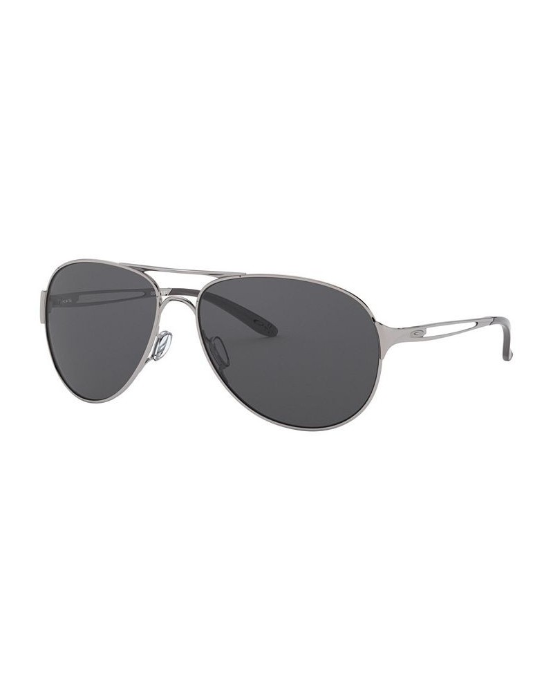 Women's Pilot Sunglasses OO4054 60 Caveat Gunmetal $32.40 Womens