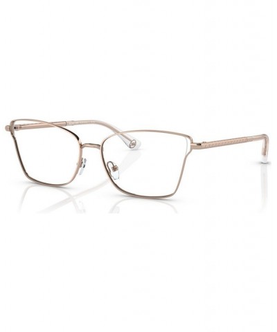 Women's Rectangle Eyeglasses MK306355-O Rose Gold Tone $29.10 Womens