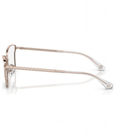 Women's Rectangle Eyeglasses MK306355-O Rose Gold Tone $29.10 Womens