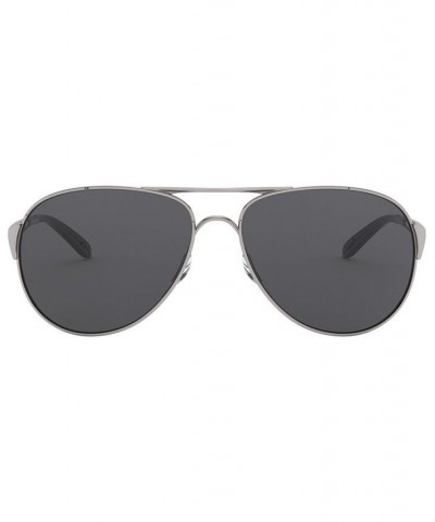 Women's Pilot Sunglasses OO4054 60 Caveat Gunmetal $32.40 Womens