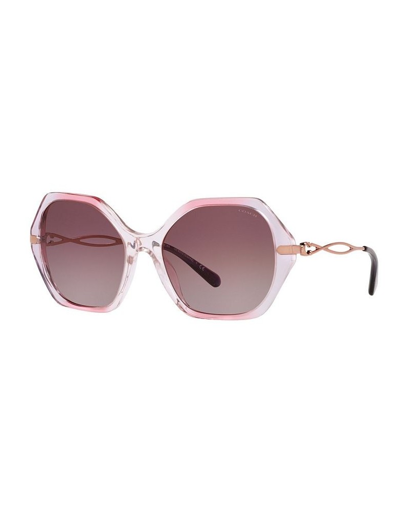 Women's Sunglasses HC8315 57 C3445 GRADIENT TRANSPARENT VIOLET/PURPLE GRADIENT $47.04 Womens