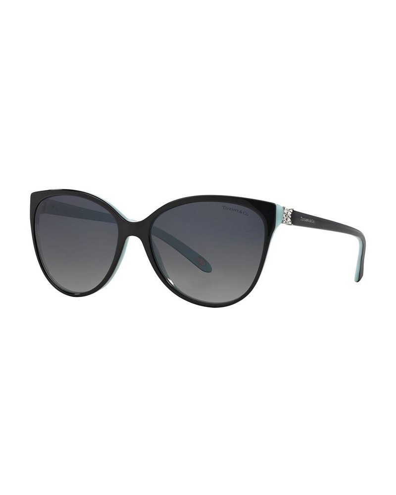 Polarized Sunglasses TF4089BP BLACK/BLUE/POLAR GREY GRADIENT $126.44 Unisex