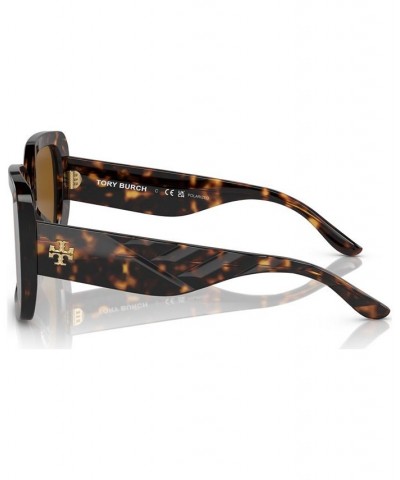 Women's Polarized Sunglasses TY7179U54-P Dark Tortoise $38.16 Womens