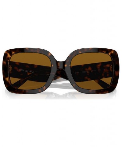 Women's Polarized Sunglasses TY7179U54-P Dark Tortoise $38.16 Womens