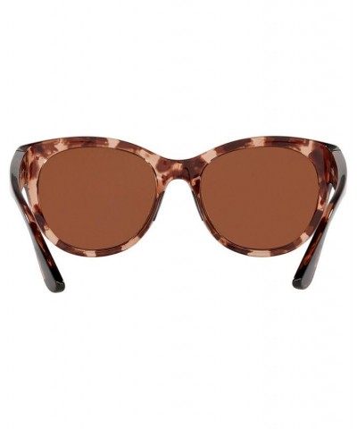 MAYA Polarized Sunglasses 6S9011 55 412 SHINY CORAL TORTOISE/GREEN MIRROR 580G $38.22 Unisex