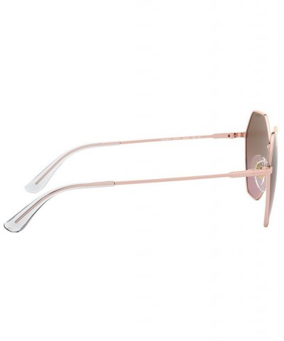 Sunglasses ROSE GOLD/PINK GRADIENT BROWN $18.27 Unisex