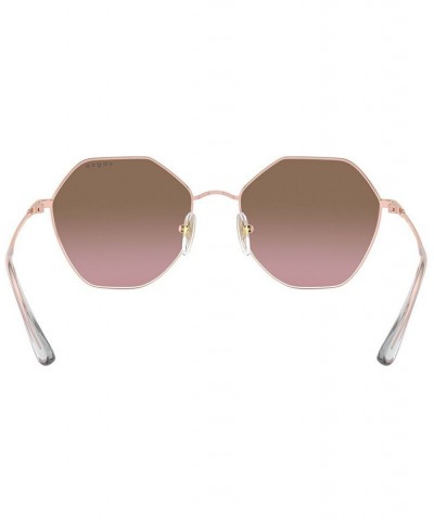 Sunglasses ROSE GOLD/PINK GRADIENT BROWN $18.27 Unisex