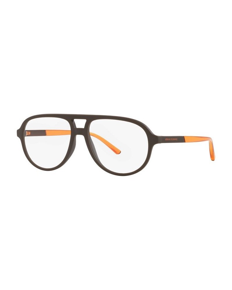 AX3090 Men's Phantos Eyeglasses Matte Brown $29.75 Mens