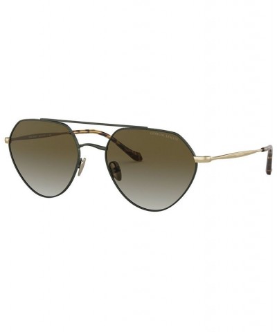 Sunglasses 0AR6111 MATTE DARK GREEN/GREEN GRADIENT $27.84 Unisex