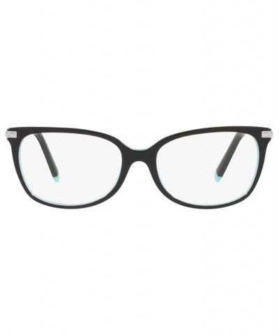 TF2221F Women's Rectangle Low Bridge Fit Eyeglasses Havana on Tiffany Blue $67.83 Womens