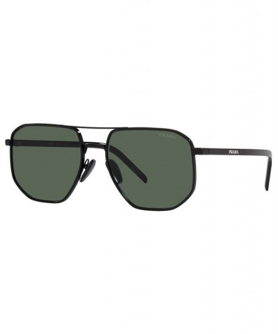 Men's Sunglasses 57 Black $110.64 Mens