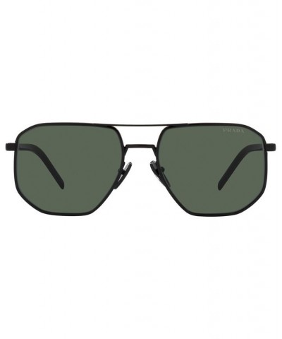 Men's Sunglasses 57 Black $110.64 Mens