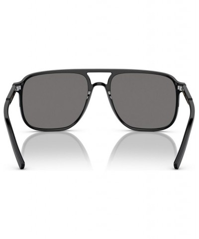 Men's Polarized Low Bridge Fit Sunglasses DG4423F58-P Black $95.20 Mens