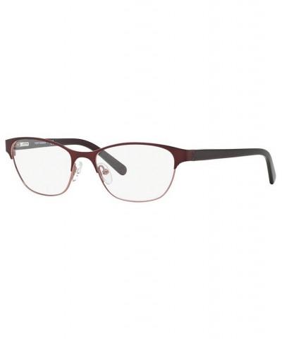 TY1015 Women's Cat Eye Eyeglasses Burgundy $61.00 Womens