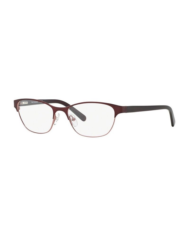 TY1015 Women's Cat Eye Eyeglasses Burgundy $61.00 Womens