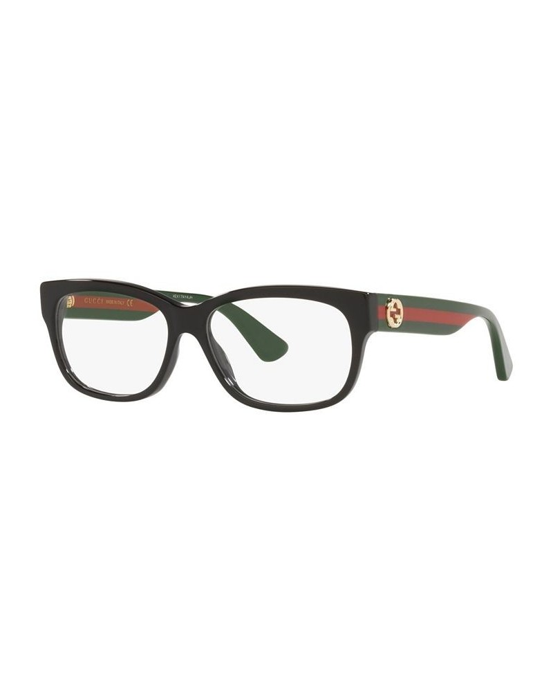 GG0278O Women's Rectangle Eyeglasses Black $108.75 Womens