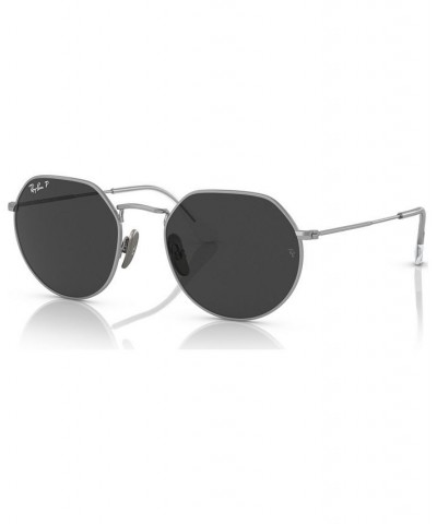 Unisex Polarized Sunglasses RB816553-P Silver-Tone $44.90 Unisex