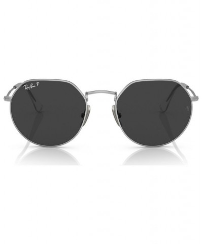 Unisex Polarized Sunglasses RB816553-P Silver-Tone $44.90 Unisex