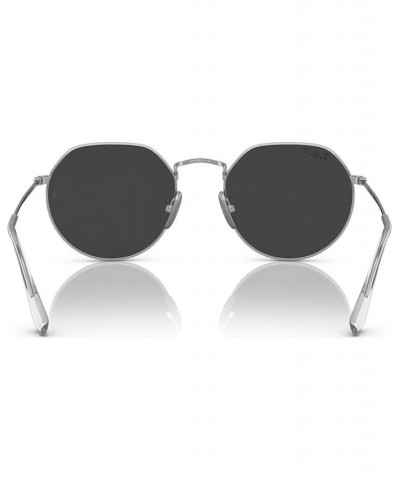 Unisex Polarized Sunglasses RB816553-P Silver-Tone $44.90 Unisex