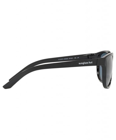 Men's Sunglasses HU2015 BLACK/POLAR BLUE $34.51 Mens