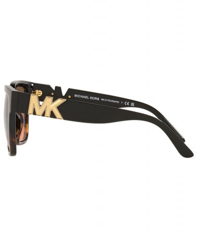 Women's Sunglasses Karlie 54 Black/Dark Tortoise $42.00 Womens