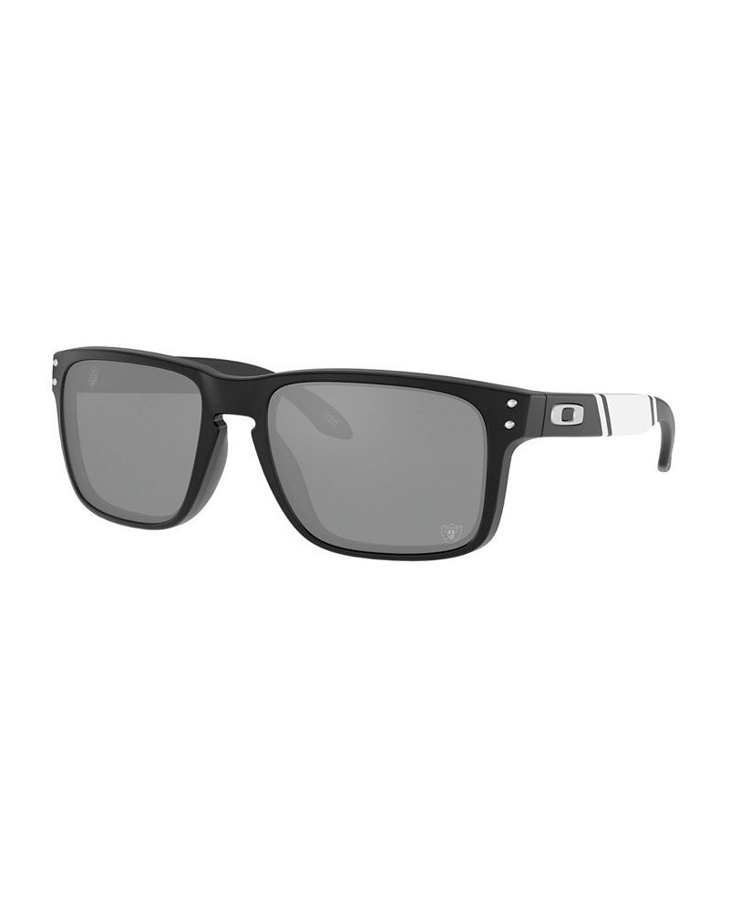 Men's NFL Collection Holbrook Sunglasses OO9102 55 MATTE BLACK - RAIDERS $20.57 Mens