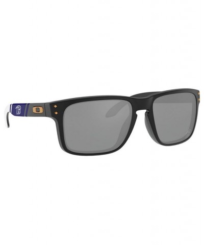 Men's NFL Collection Holbrook Sunglasses OO9102 55 MATTE BLACK - RAIDERS $20.57 Mens