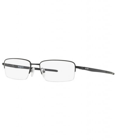 OX5125 Men's Rectangle Eyeglasses Black $59.57 Mens