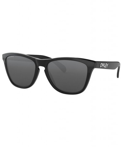 Men's Low Bridge Fit Sunglasses OO9245 Frogskins 54 Matte Black $20.16 Mens