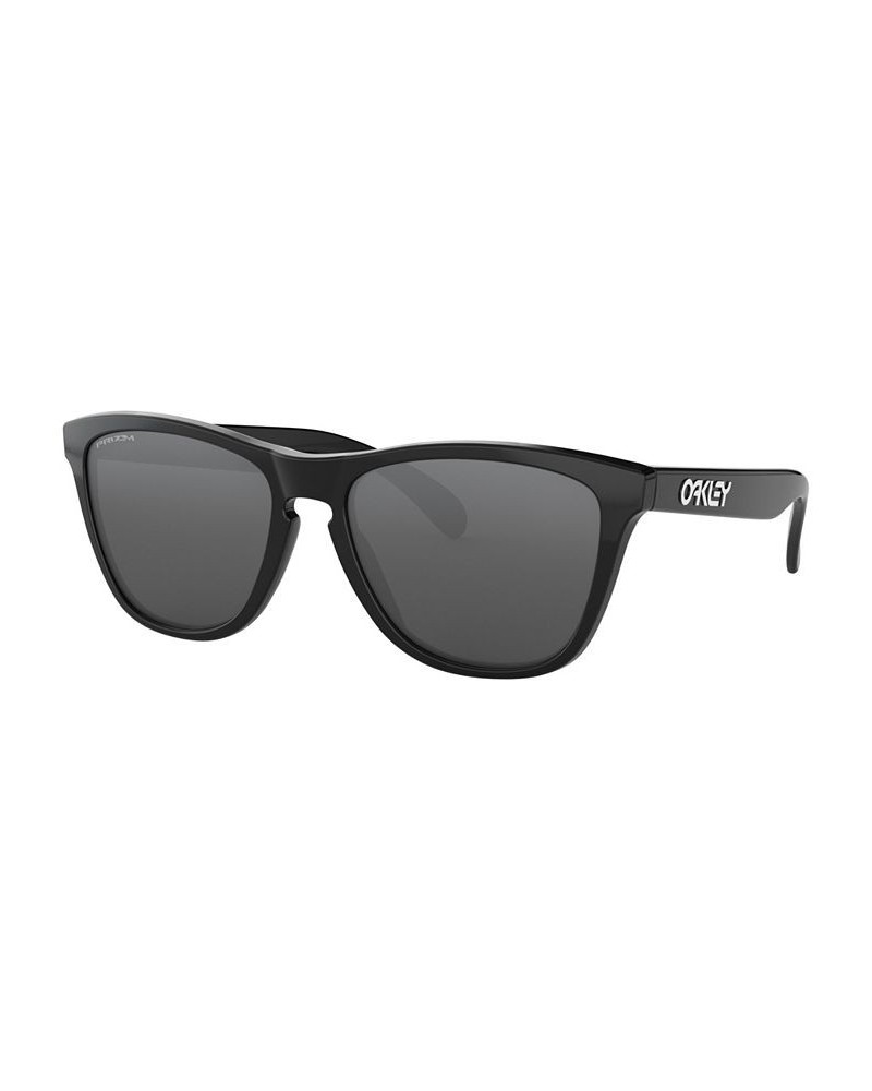 Men's Low Bridge Fit Sunglasses OO9245 Frogskins 54 Matte Black $20.16 Mens