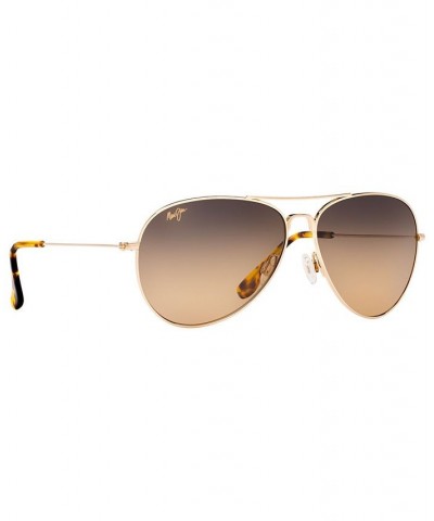 Polarized Mavericks Sunglasses 264 Gold/Bronze $92.51 Unisex