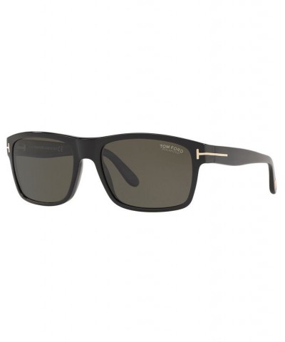 Men's Polarized Sunglasses TR001026 BLACK SHINY/GREY POLAR $131.95 Mens