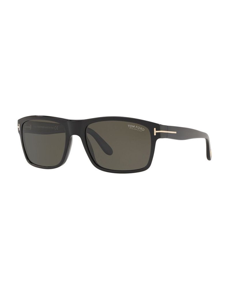 Men's Polarized Sunglasses TR001026 BLACK SHINY/GREY POLAR $131.95 Mens