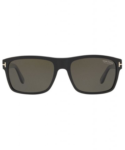 Men's Polarized Sunglasses TR001026 BLACK SHINY/GREY POLAR $131.95 Mens