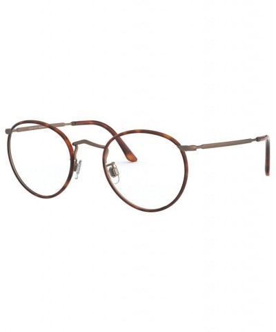 AR 112MJ Men's Round Eyeglasses Bronze $60.32 Mens