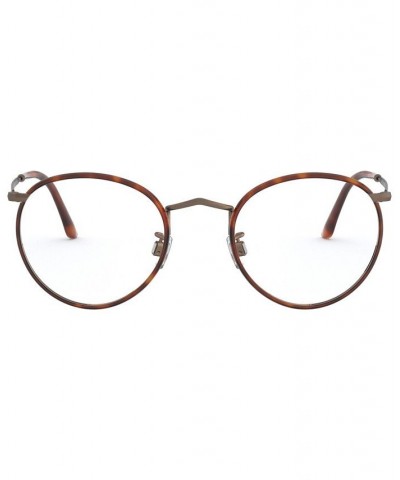 AR 112MJ Men's Round Eyeglasses Bronze $60.32 Mens