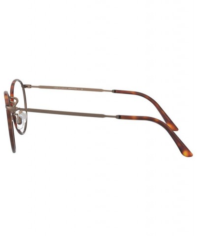 AR 112MJ Men's Round Eyeglasses Bronze $60.32 Mens