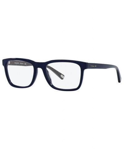 HC6166U Men's Rectangle Eyeglasses Navy $27.44 Mens