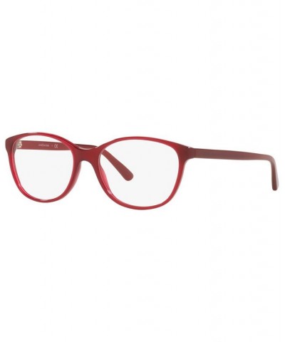 EC2008 Women's Cat Eye Eyeglasses Top Shiny Pink on Opal Pink $15.20 Womens