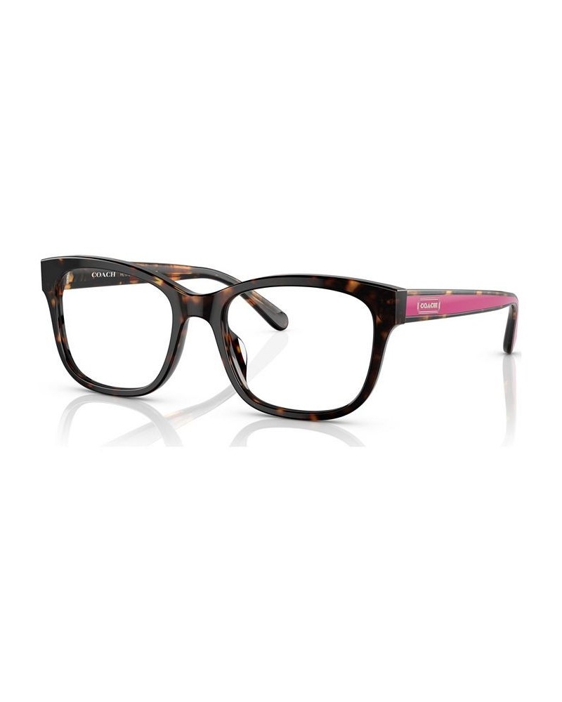 Women's Square Eyeglasses HC6197U53-O Dark Tortoise $19.60 Womens