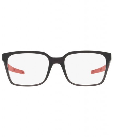 OX8054 Dehaven Men's Rectangle Eyeglasses Satin Gray Smoke $35.36 Mens