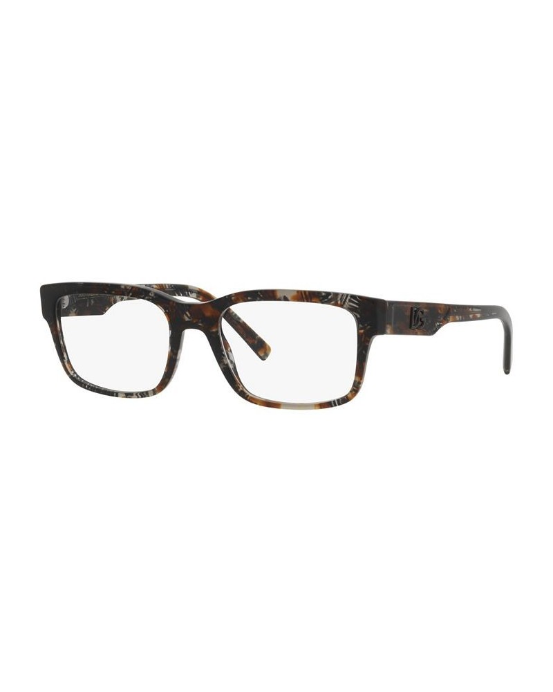 Dolce & Gabbana DG3352 Men's Rectangle Eyeglasses Black $35.62 Mens