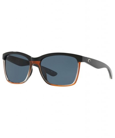 Polarized Sunglasses CDM ANAA 55 BLACK SHINY/GREY $39.33 Unisex