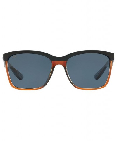 Polarized Sunglasses CDM ANAA 55 BLACK SHINY/GREY $39.33 Unisex